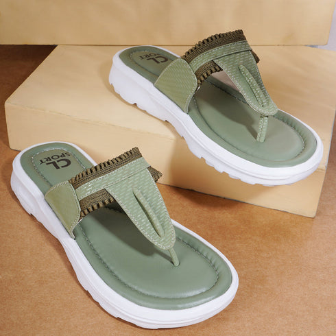 Women's Textured Thong Comfort Sandals