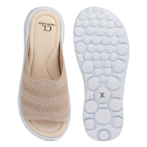 Women's Knit Comfort Slide Sandals