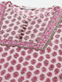 Women Pink Ethnic Motifs Printed Staight Kurta