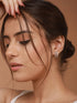 925 Sterling Silver Rhodium Plated minimal Bali Studds Earrings