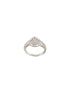 Silver Rhodium Plated White Round Cut Zircon Studded Adjustable Solitaire Engagement Propose Wedding Finger Ring