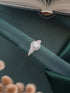 Silver Rhodium Plated White Round Cut Zircon Studded Adjustable Solitaire Engagement Propose Wedding Finger Ring
