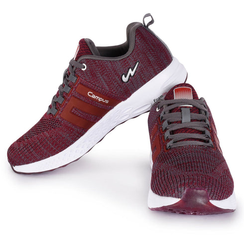 NASA Maroon Men's Running Shoes