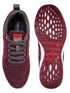 NASA Maroon Men's Running Shoes
