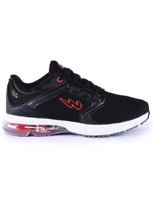 STREME Black Men's Sports Shoes