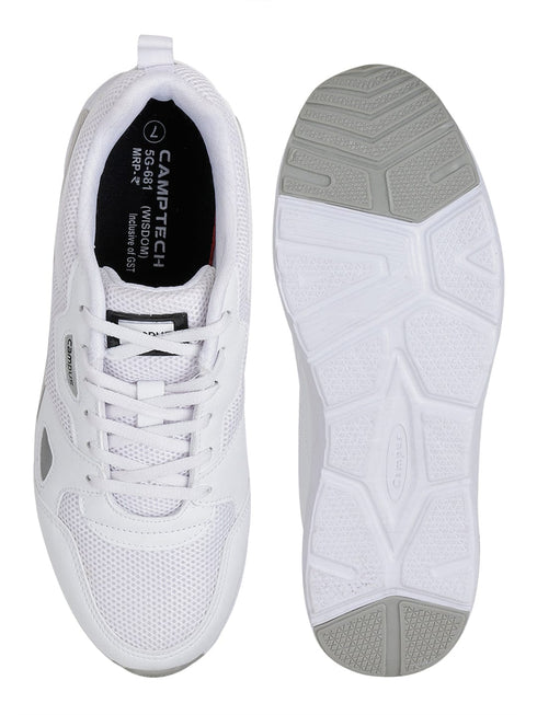 WISDOM White Men's Running Shoes