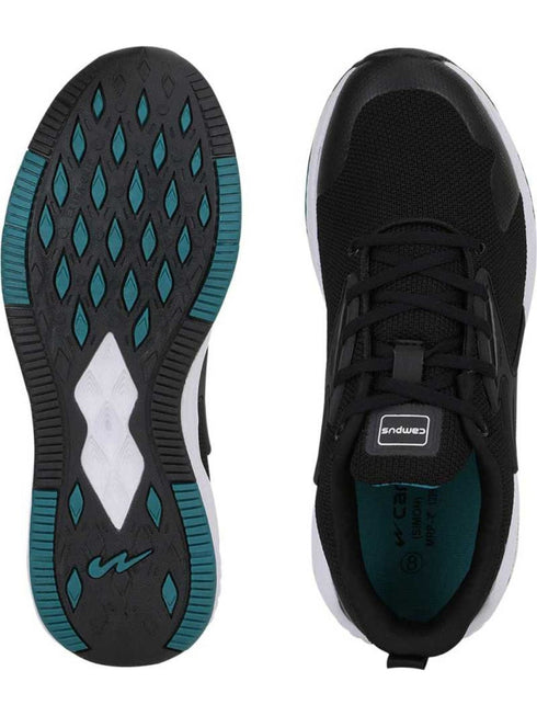SIMON PRO Black Men's Running Shoes