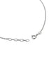 925 Sterling Silver Rhodium-Plated Emerald Studded Anklet