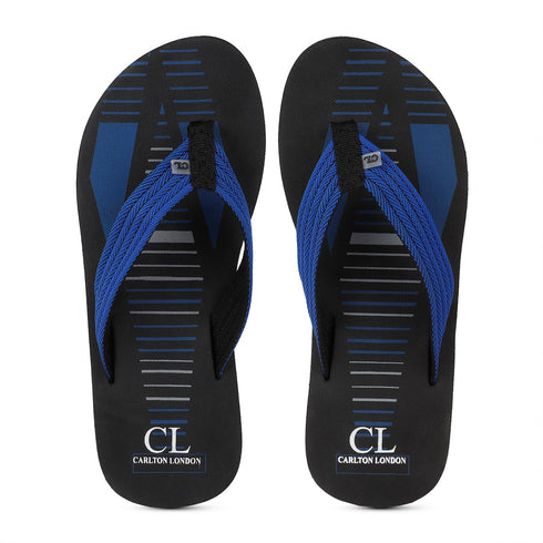 Men's Geometric Print Thong Slipers