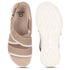 Women's Knitted Cross-Strap Sport Sandal with Buckle