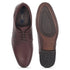 Men's Polished Cognac Leather Derby Dress Shoes