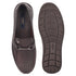 Men's Textured Leather Loafers with Cushioned EVA Comfort Sole