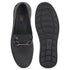 Men's Textured Leather Loafers with Cushioned EVA Comfort Sole