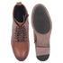 Women's Chic Quilted Ankle Combat Boot with Lace-Up Closure