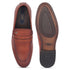 Men's Classic Smooth Leather Penny Loafers with TPR Sole