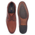 Men's Polished Cognac Leather Derby Dress Shoes