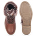 Women's Cozy Hiker Style Ankle Boot with Faux Fur Collar