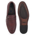 Men's Classic Smooth Leather Penny Loafers with TPR Sole