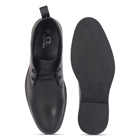 Formal Lace-Up Ankle Boot for Men