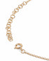 18kt Gold Plated Ruby Studded Trillion Solitaire Pendant Necklace