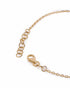 18kt Gold Plated CZ Infinity Heart Charm Adjustable Bracelet