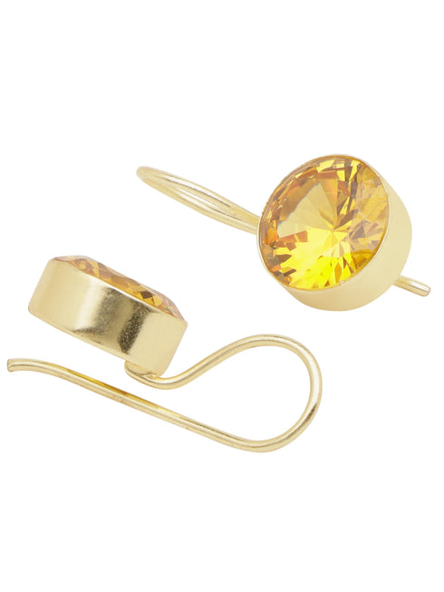 Pack of 2 Gold Plated Combo Hoop Earrings