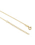 925 Sterling Silver 18kt Gold Plated Saphire Solitaire Heart Pendant and Chain