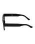 Women Black Toned UV Protected Black Lens Wayfarer Sunglasses