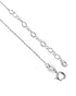 925 Sterling Silver Rhodium Plated Enamel Twin Heart in Circular Pendant and Chainn