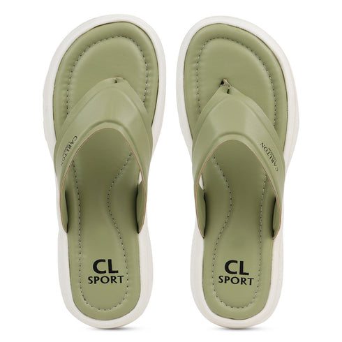 Women's Solid Color Comfort Thong Flip-Flops