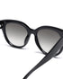 Women Black Toned Grey UV Protected Lens Cat Eye Sunglasses