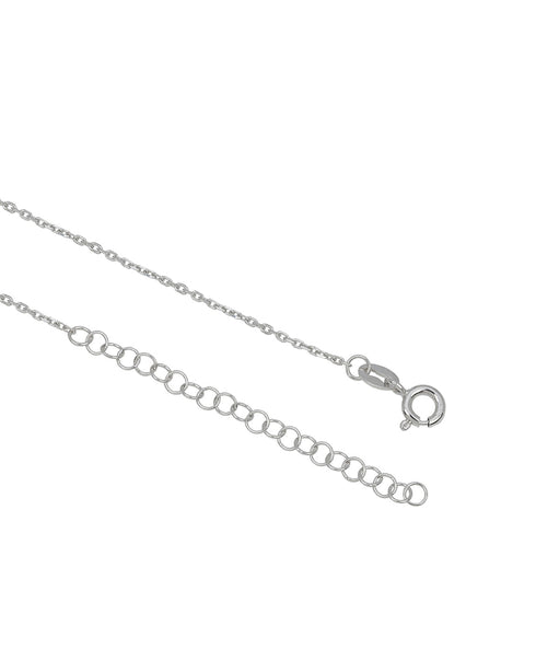 925 Sterling Silver Rhodium Plated Infinity “I Love You” Mom Necklace