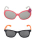Set of 2 Kids Unisex Sunglasses with UV Protected lens