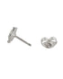 925 Sterling Silver Rhodium Plated Enamel Turtoise Mini Stud Earring