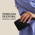 Carlton London Estelle Zip Around Textured Wallet Black CLHB 35