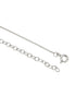 Rhodium Plated Solitaire Heart Pendant and Chain