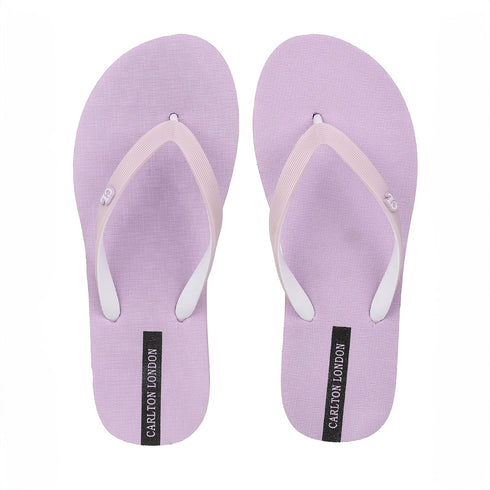 Women Striped Strap Thong Sandals