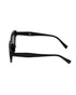 Women Black Toned UV Protected Black Lens Wayfarer Sunglasses