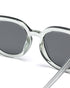 Women Green Toned Grey UV Protected Lens Cat Eye Sunglasses