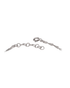 Rhodium Plated Pearl Wraparound Adjustable Bracelet