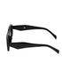 Women Black Toned UV Protected Brown Lens Wayfarer Sunglasses