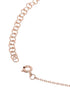 18kt Rose Gold Plated CZ Floral Pendant and Chain
