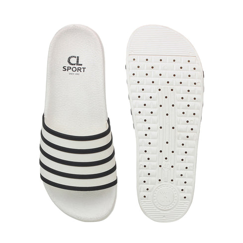 Women's Comfort Striped Casual sliders