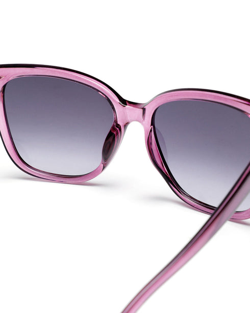 Women Purple Toned Blue UV Protected Lens Oversized Sunglasses