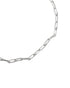 925 Sterling Silver Rhodium Plated Link Chain Bracelet