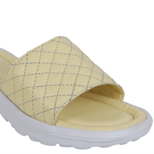 Women's Quilted Comfort Slide Sandals