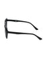 Women Black Toned UV Protected Black Lens Cateye Sunglasses