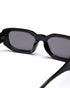 Women Black Toned Blue UV Protected Lens Square Sunglasses