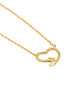 18kt Gold Plated Heart Pendant and Chain