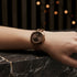 Carlton London Women Celeste Dark Brown Analog Watch - CLW-CT-66